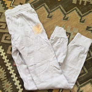 Light purple Sweatpants with Sun Print- TINY WHALES -12